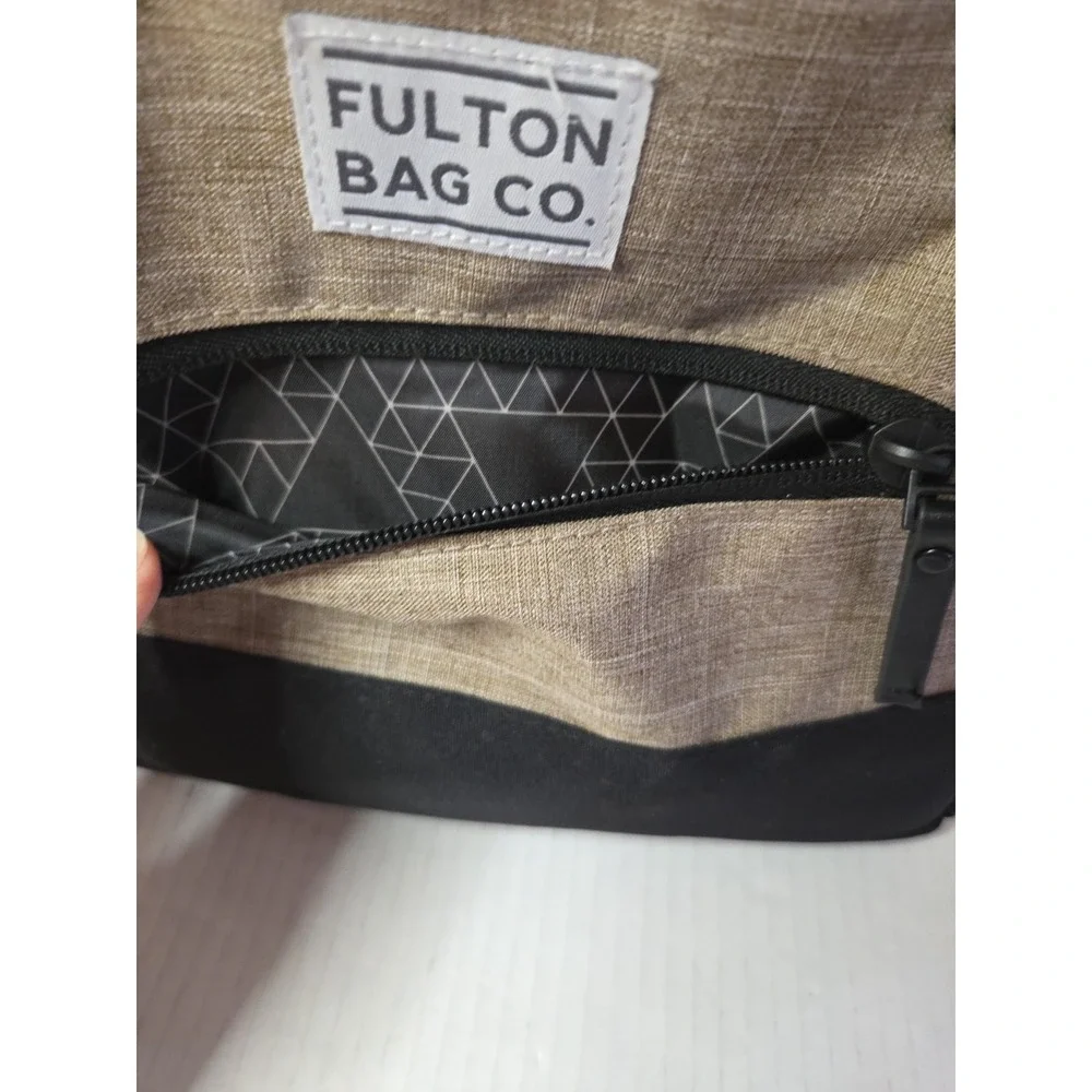 Fulton Bag Co. Insulated Upright Lunch Bag -‎ Brown/Black